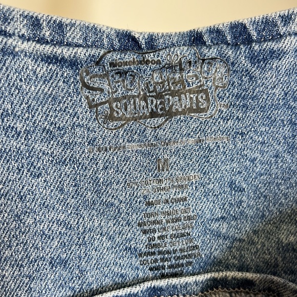 Hot Topic SpongeBob SquarePants Imagination Rainbow Denim Skirtall- M - Picture 5 of 9